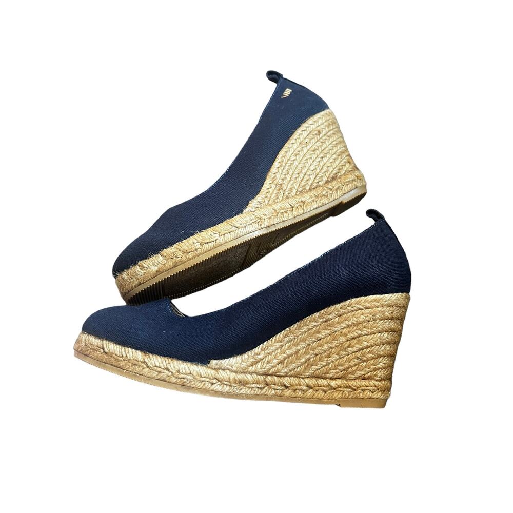 Viscata Marquesa Espadrille Navy Wedge Pumps